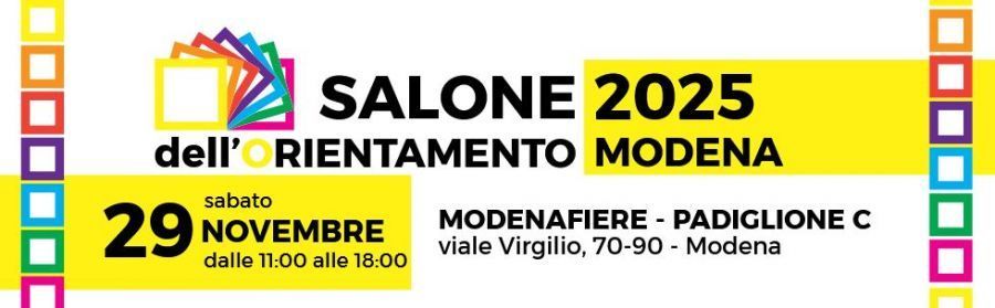 Salone Orientamento - Modena Fiere 29 Novembre 2025